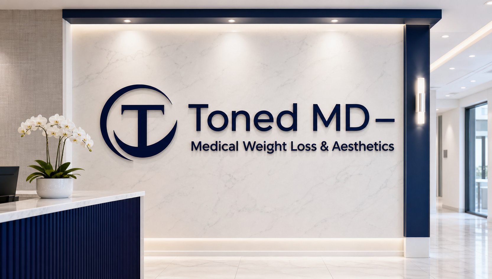 TonedMD clinic reception — Cedarhurst, NY